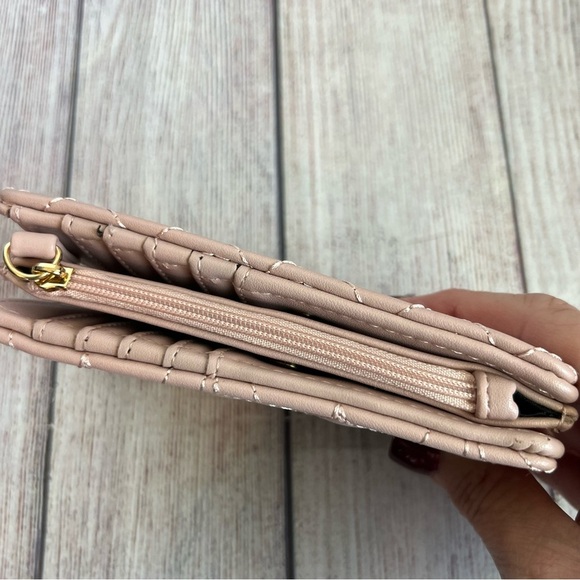 Betsy Johnson Pink Quilted Wallet - Picture 8 of 8